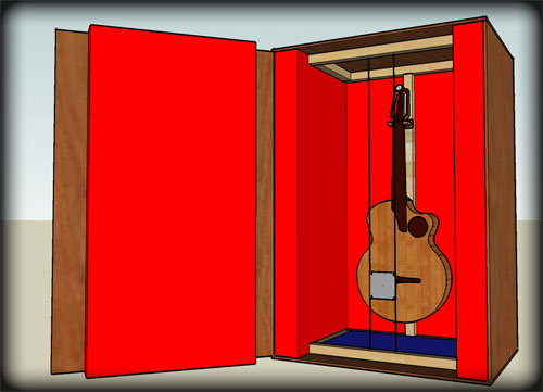 custom guitar koa